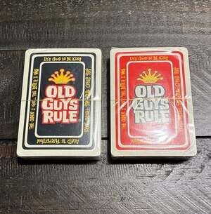 Old Guys Rule Double Deck Playing Cards